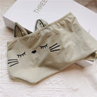 Green cute cat panties with ears