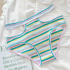 Rainbow Stripe Panties - Femboy Fashion