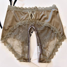 Satin Sissy Crotchless Panties - Femboy Fashion