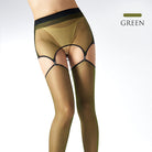 See Through Garter Belt And Thigh High Stockings - Femboy Fashion