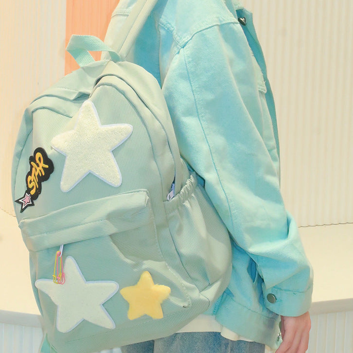 Green Star Femboy Backsack - Femboy Fashion