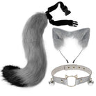 Cat Ears And Tail With Collar Set - Femboy Fashion