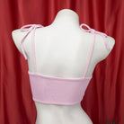 Pink Halter Kawaii Bunny Lingerie Tank Top - Femboy Fashion