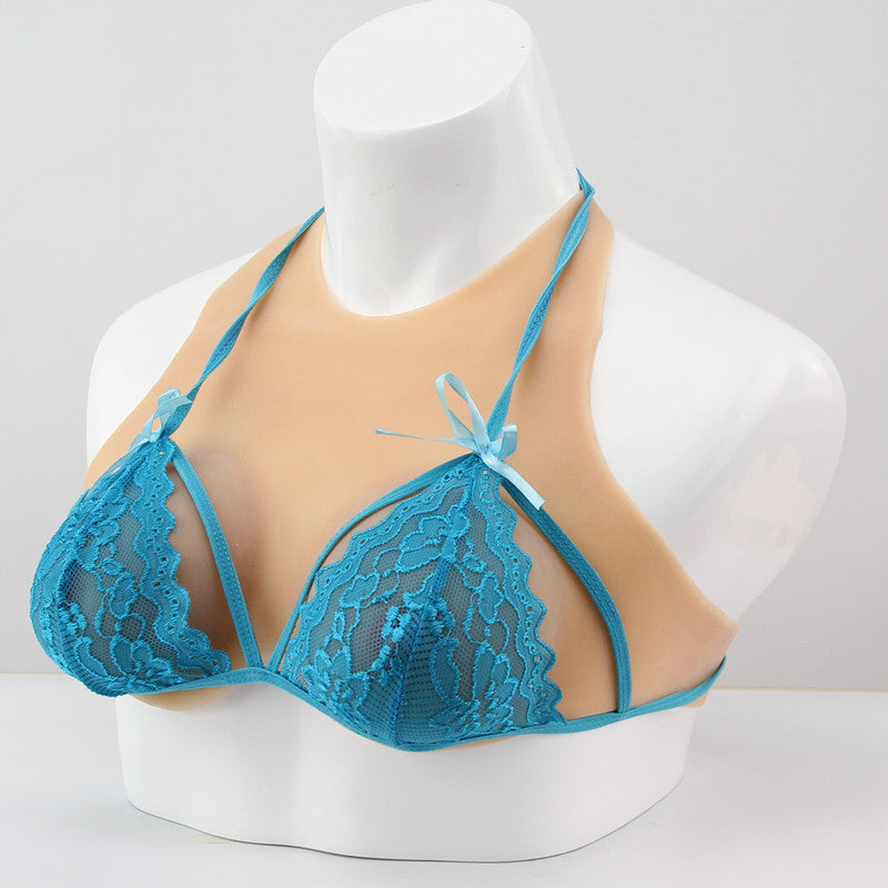 Halter Silicone Breast Form Vest - Femboy Fashion