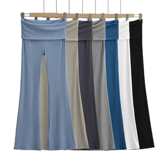High Sport Kick Femboy Flare Pants
