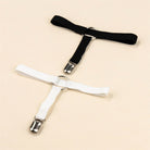 Black and White Leg Garter Belt Set - Femboy Fashion