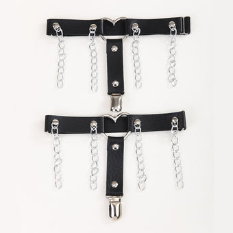 Punk Heart Femboy Thigh Garter