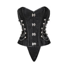 Punk Corseåt With Thong Black Front - Femboy Fashion