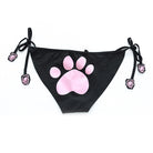 Black Kawaii Cat Lingerie Panty - Femboy Fashion