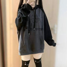 Plus Size Kawaii Ketty Print Hoodie