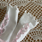 Lace Fingerless Gloves - Femboy Fashion