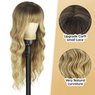 Femboy Light Brown To Blonde Ombre Body Wave Wig Detail - Femboy Fashion