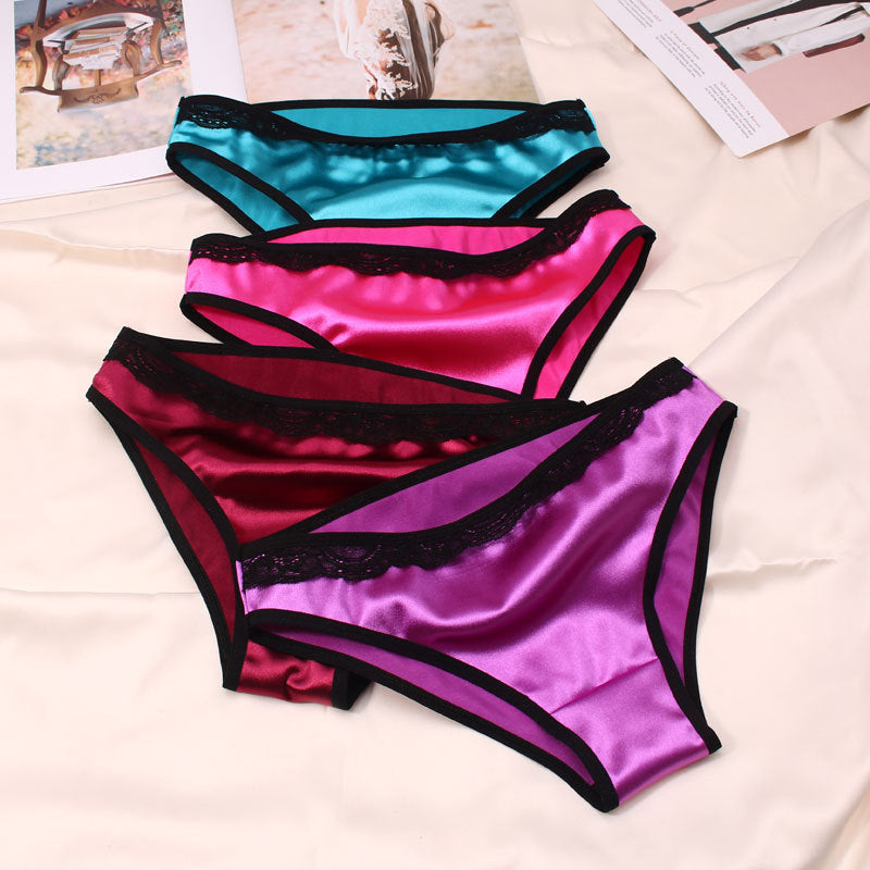 Luxurious satin panties