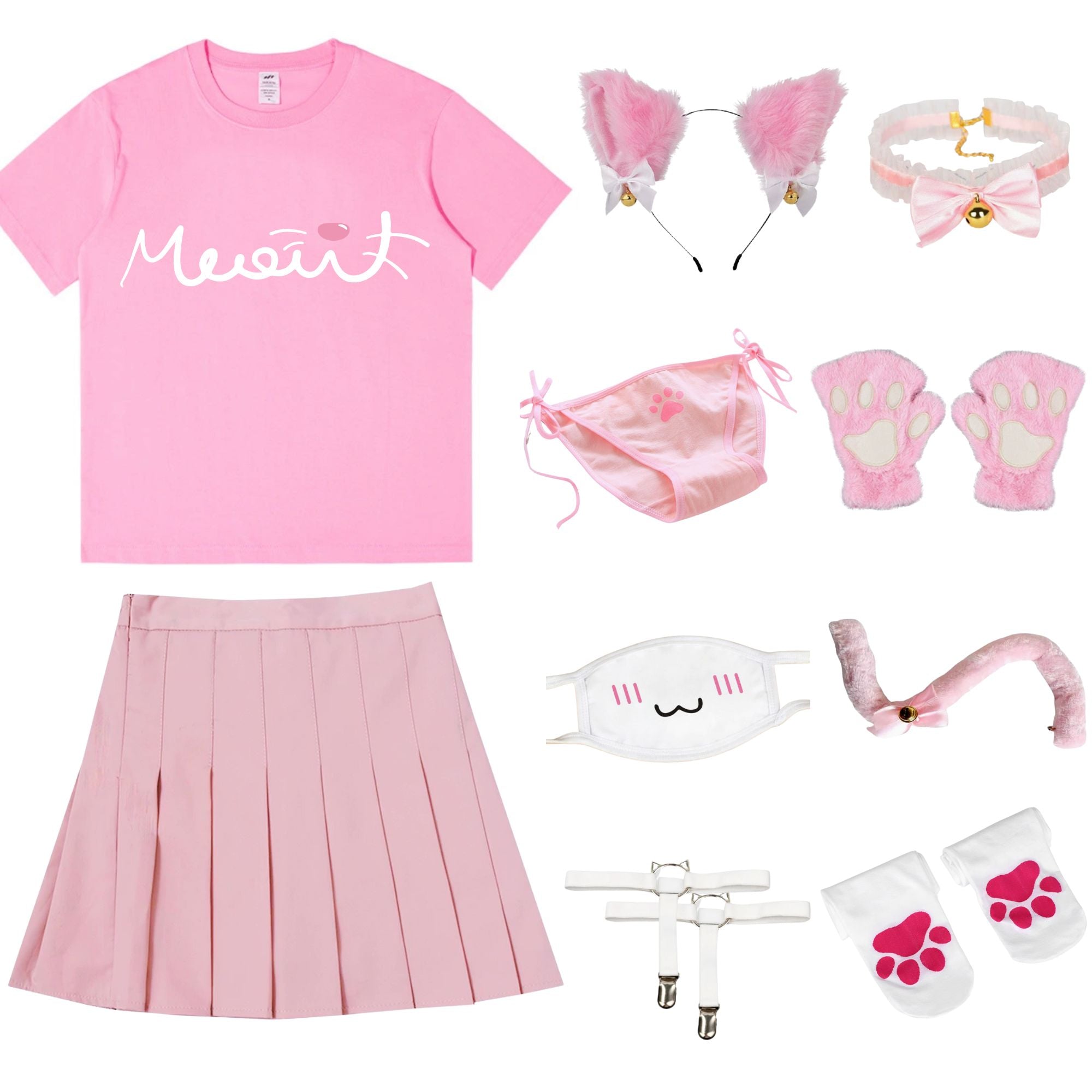 Pink Meow Cat Femboy Kit