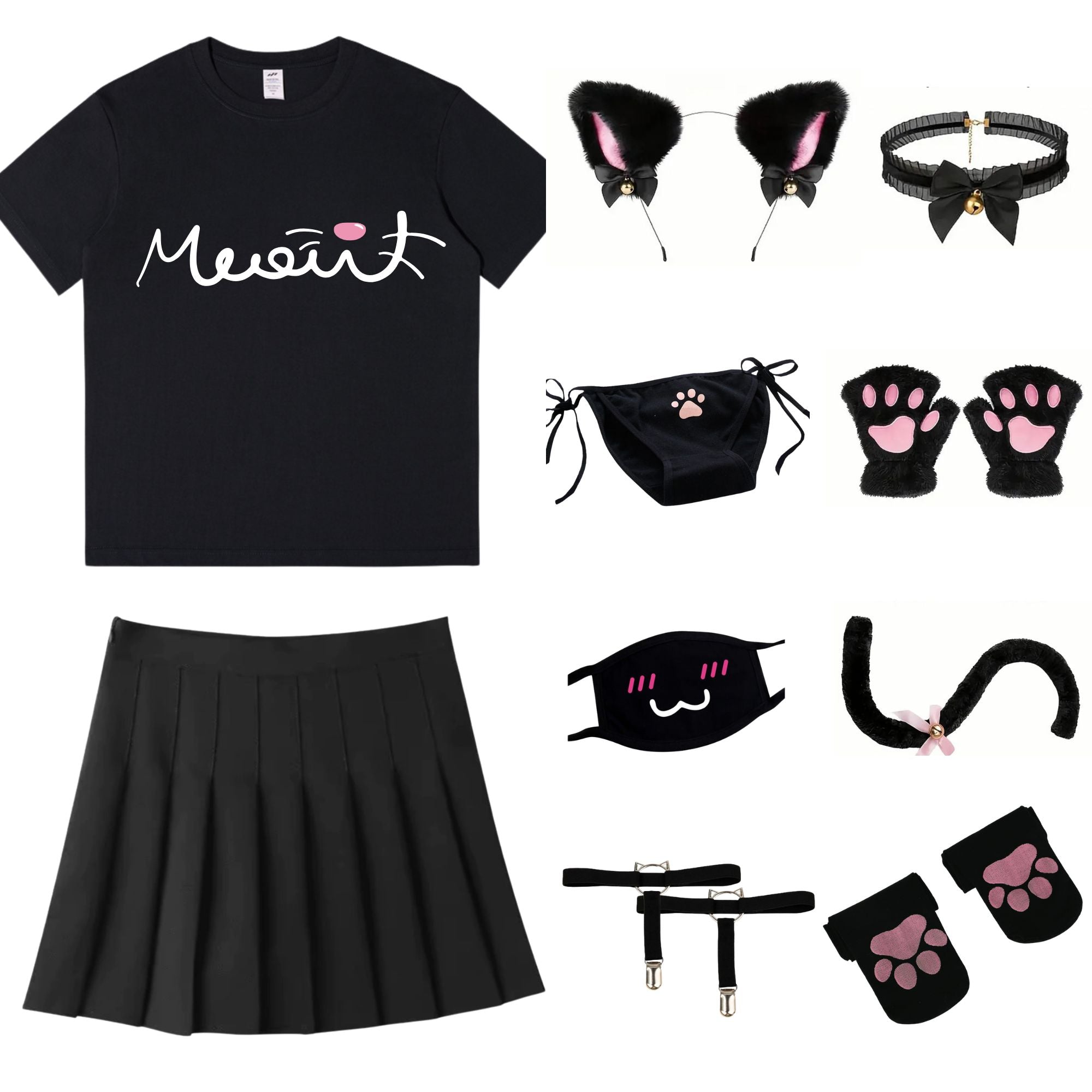 Cat Meow Femboy Kit - Black