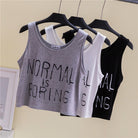 Normal Is Boring Crop Tank Top - Femboy Fashion