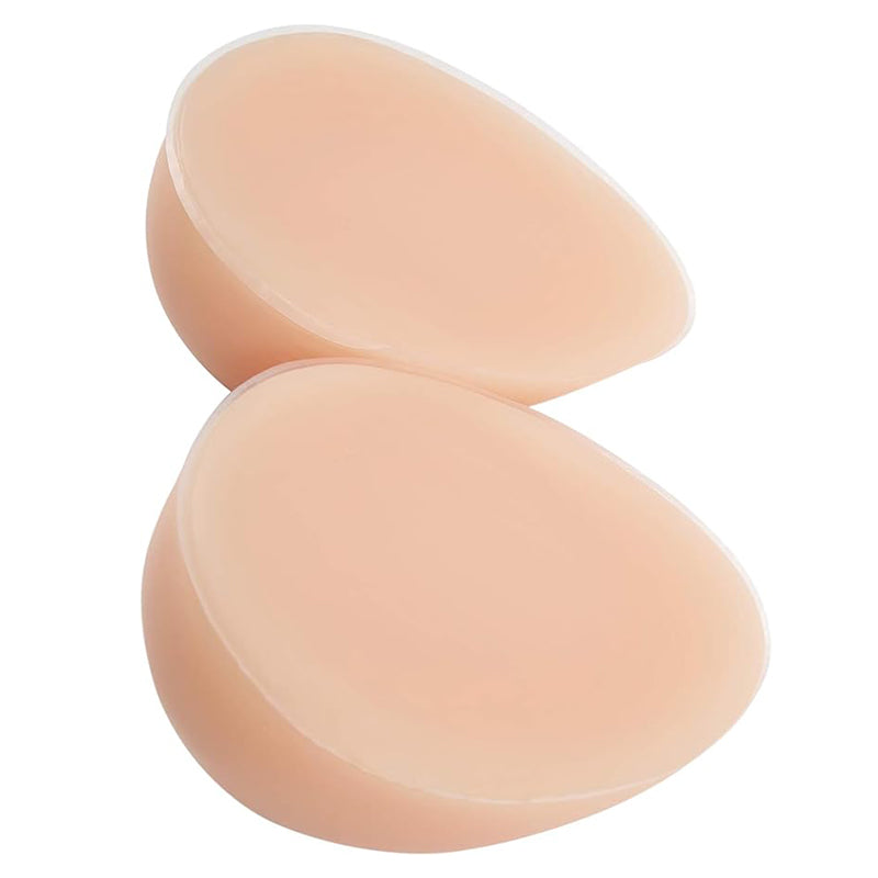 Oval silicone breast forms back detail