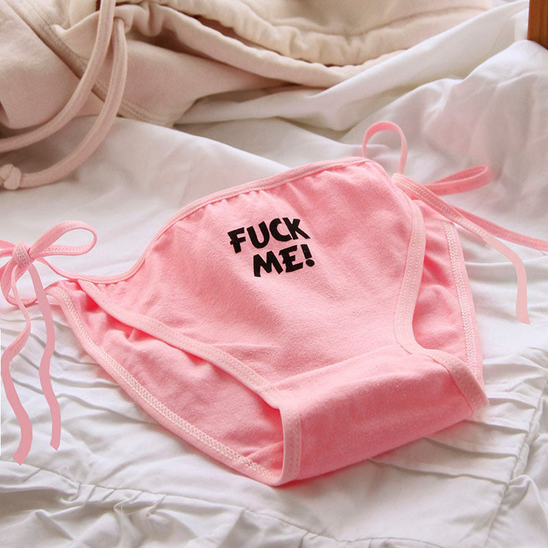 Pink Fuck Me Panties - Femboy Fashion