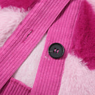 Pink Heart Jacket Detail - Femboy Fashion