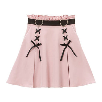 Femboy Jirai Kei Lace-Up Skirt