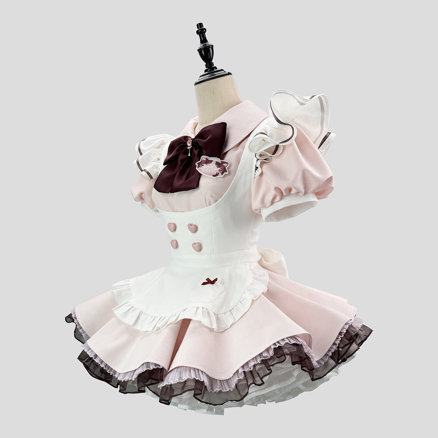 Lolita-style dress on a mannequin against a light gray background