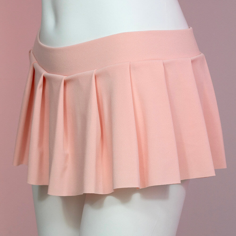 pink micro mini skirt