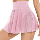 Pink See Through Skirt And Panty Set Side