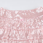 Pink Sequins Mini Cake Skirt - Femboy Fashion