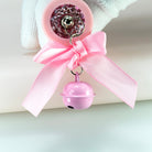 Pink silicone butt plug with bell detail