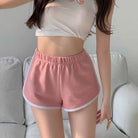 Femboy in Pink Sport Short Shorts - Femboy Fashion