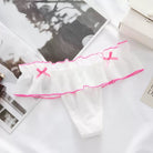 Pink sweet maid thong panty