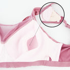 Pink Wireless Cotton Pocket Bra Front Detail - Femboy Fashion