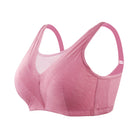 Pink Wireless Cotton Pocket Bra - Femboy Fashion