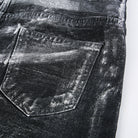 Black Distressed Denim Skirt - Femboy Fashion