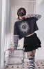 Fake Two-Piece Fashion Printed Crop Top