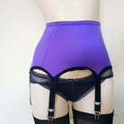 Purple 6 Strap Garter Belt - Femboy Fashion