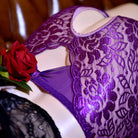 Lace Floral Crotchless Panty - Femboy Fashion