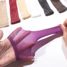 Purple sheer cock sock