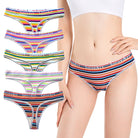 Rainbow Stripe Thong Panties - Femboy Fashion