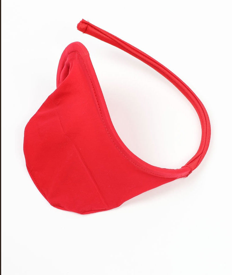 Red C-String Pouch Thong
