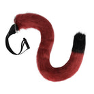 Red femboy cat tail