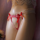 Lace Camel Toe Crotchless Panties - Femboy Fashion