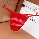 Red Mens G-String Thong Underwear - Femboy Fashion