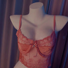 Orange Sexy Corset Lingerie - Femboy Fashion