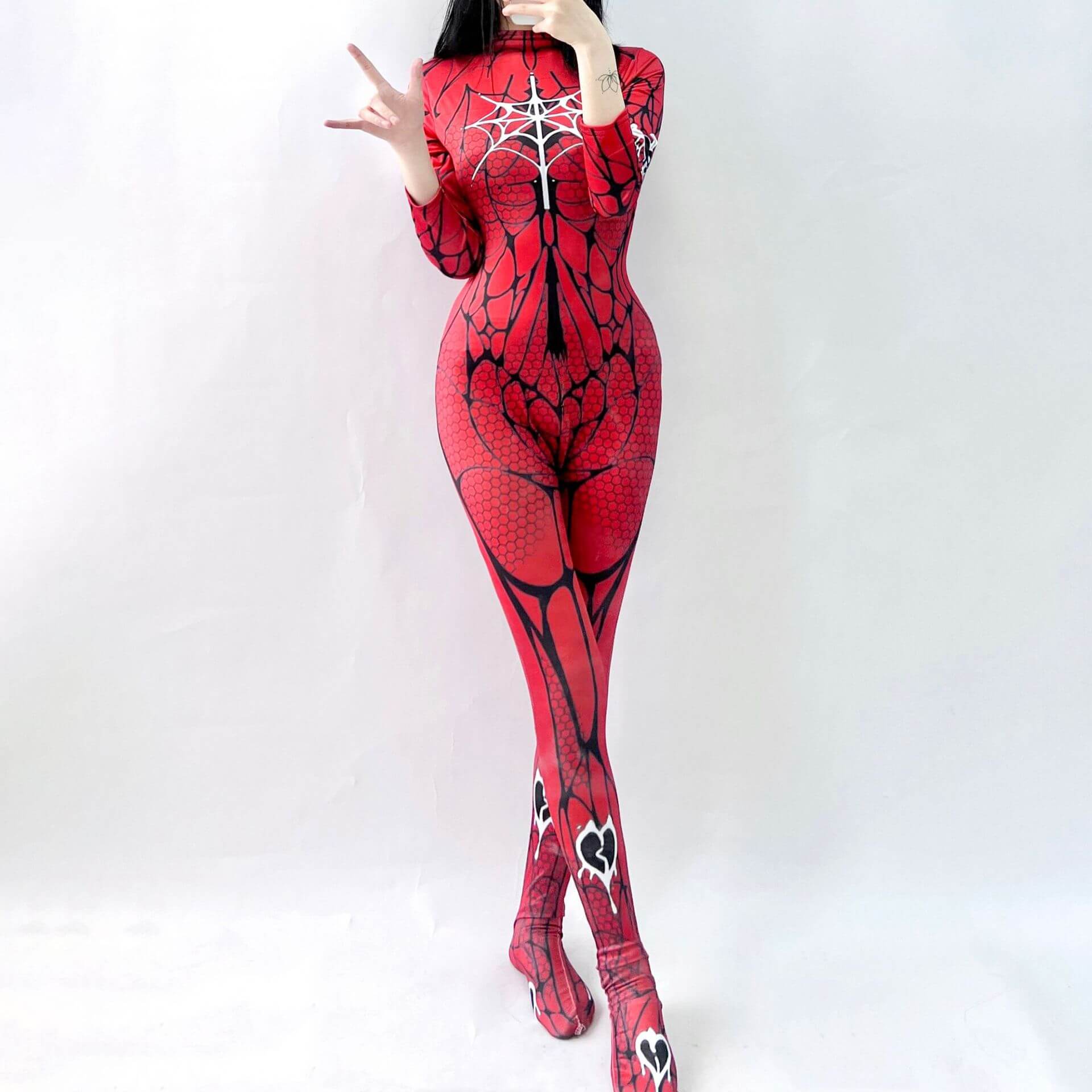 Spiderman Full Bodysuit Lingerie - Femboy Fashion