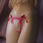 Lace Camel Toe Crotchless Panties - Femboy Fashion