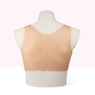 Round Neck Silicone Breast Form Vest Back - Femboy Fashion