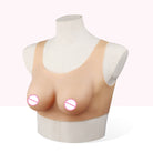 Round Neck Silicone Breast Form Vest Side - Femboy Fashion