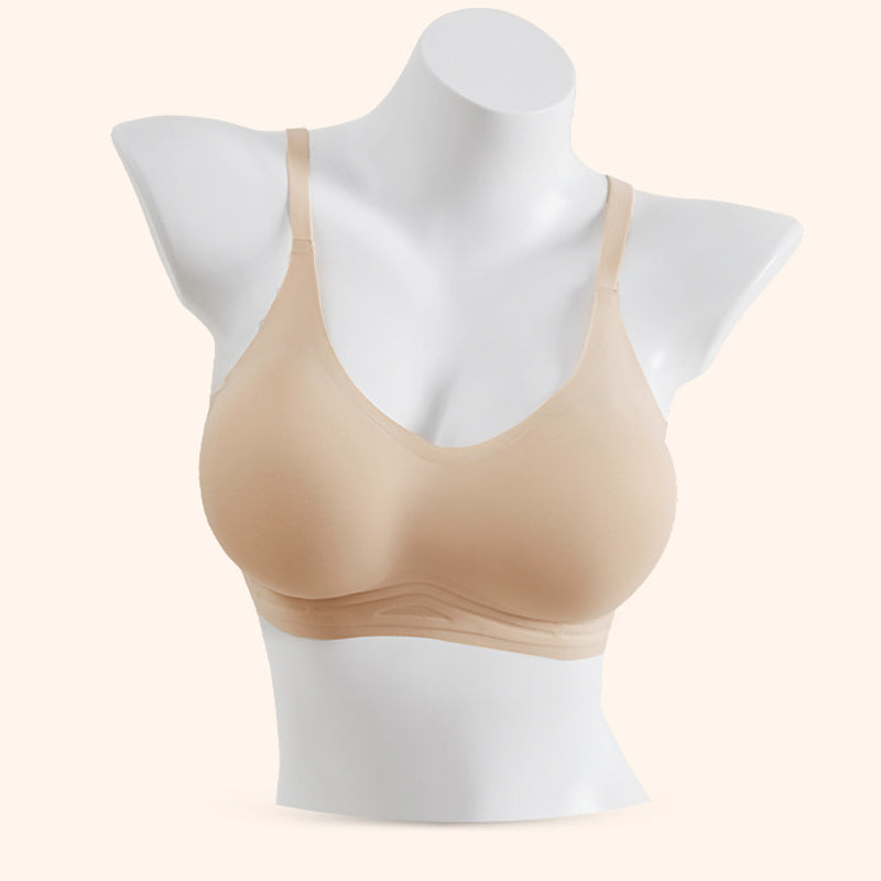 Nude Seamless Wireless Bra - Femboy Fashion