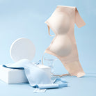 Nude And Blue Seamless Wireless Bra - Femboy Fashion